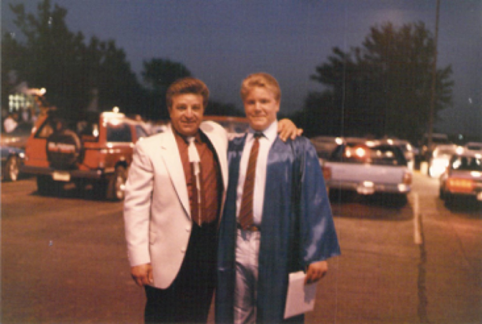 Dom on graduation day